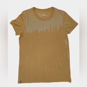 YELLOW TENTREE S/S TREEBLEND TEE